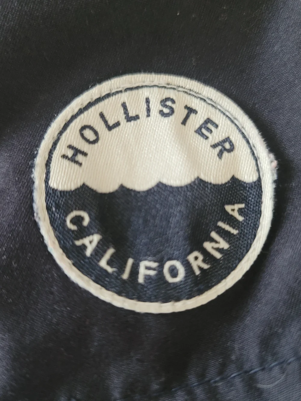 Vintage Hollister Board Shorts Mens Sz Medium Swim Trunks‎ 90s Y2k Navy Blue Euc